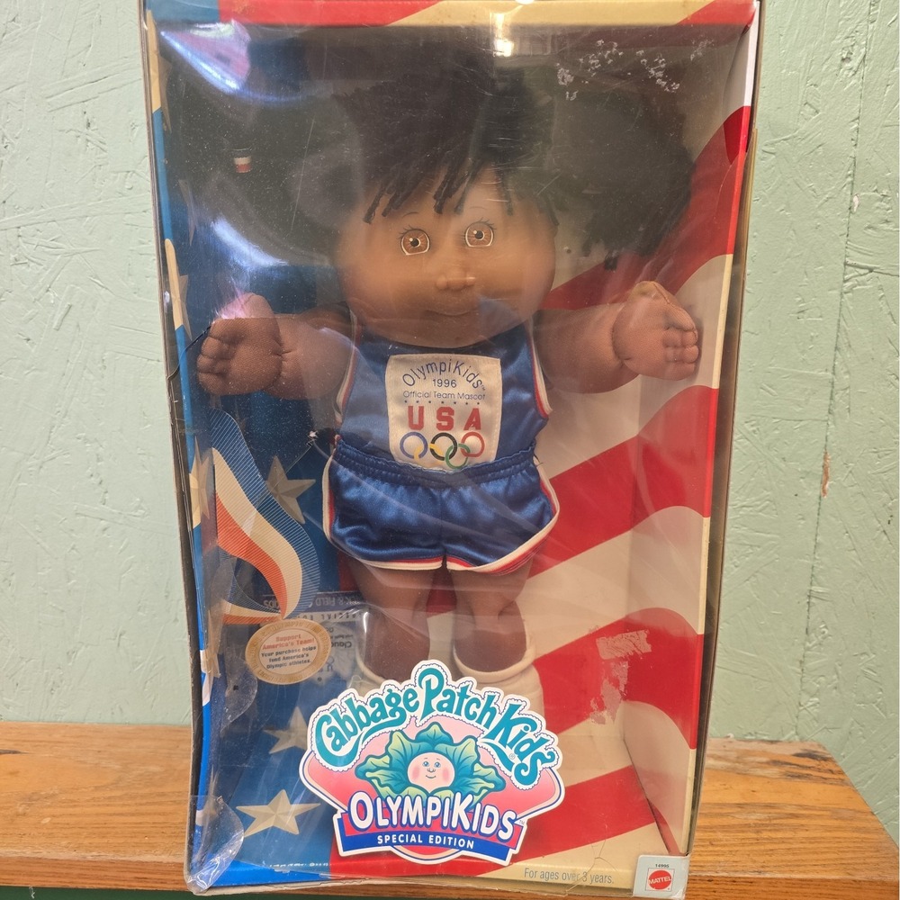 Cabbage Patch Kids Olympikids Basketball Doll 1996 African American 14"